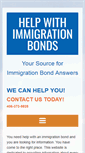 Mobile Screenshot of helpwithimmigrationbonds.com